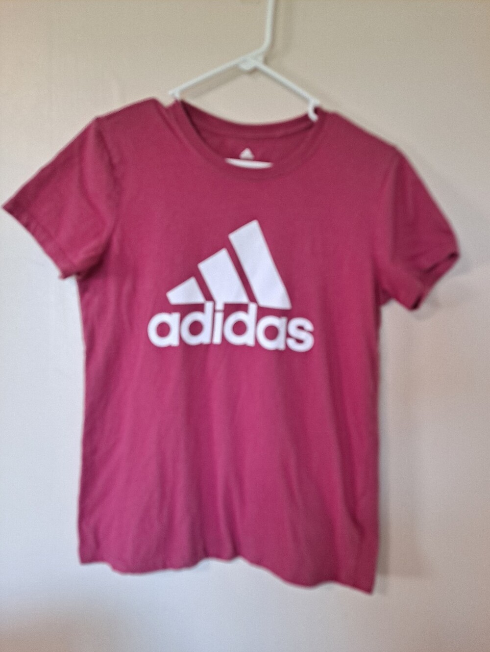 adidas Kids Rose Pink Logo Tee